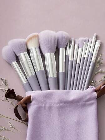 Soft Fluffy Makeup Brush Set