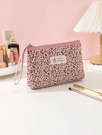 Leopard Print Cosmetic Bag