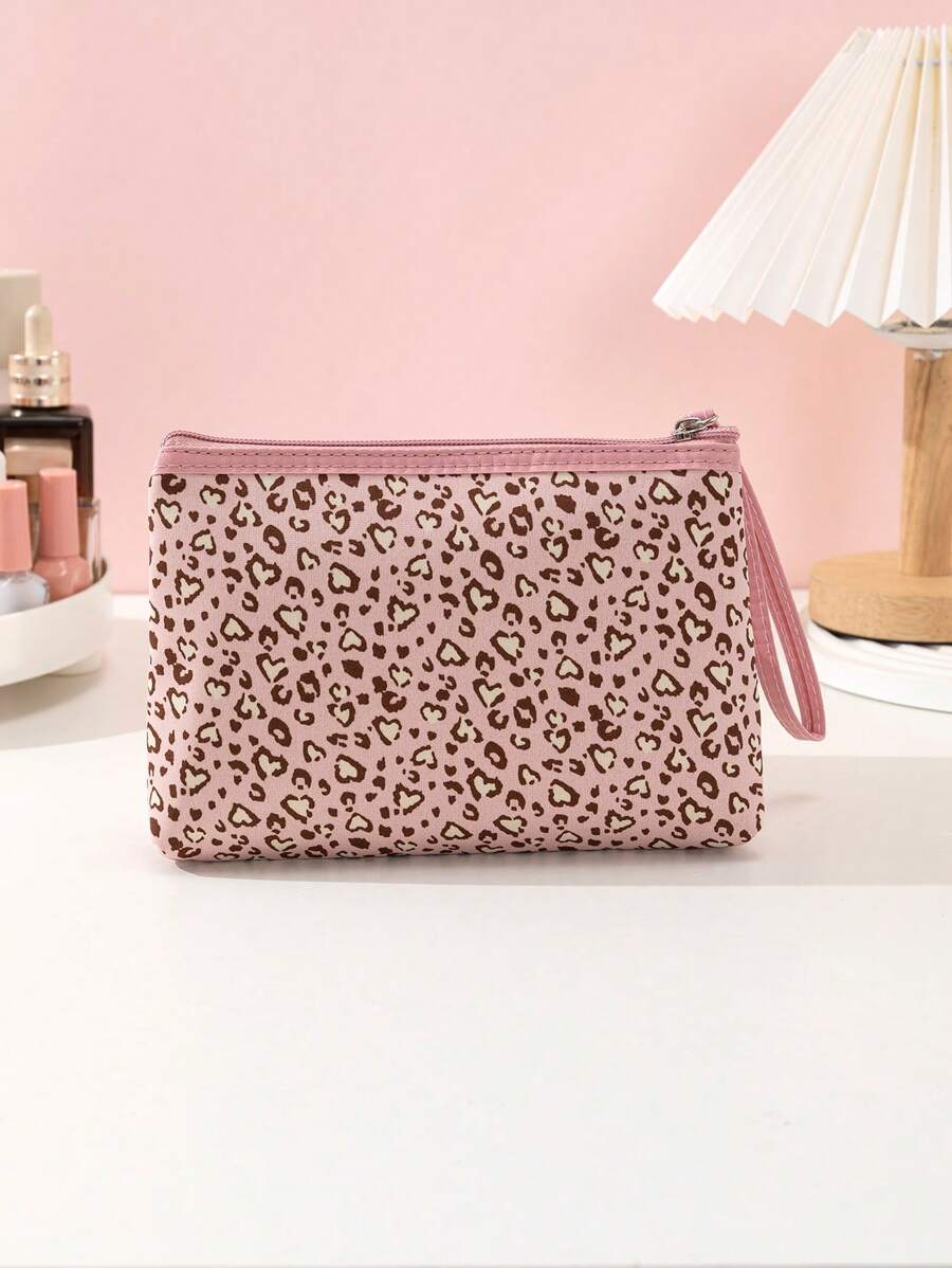Leopard Print Cosmetic Bag