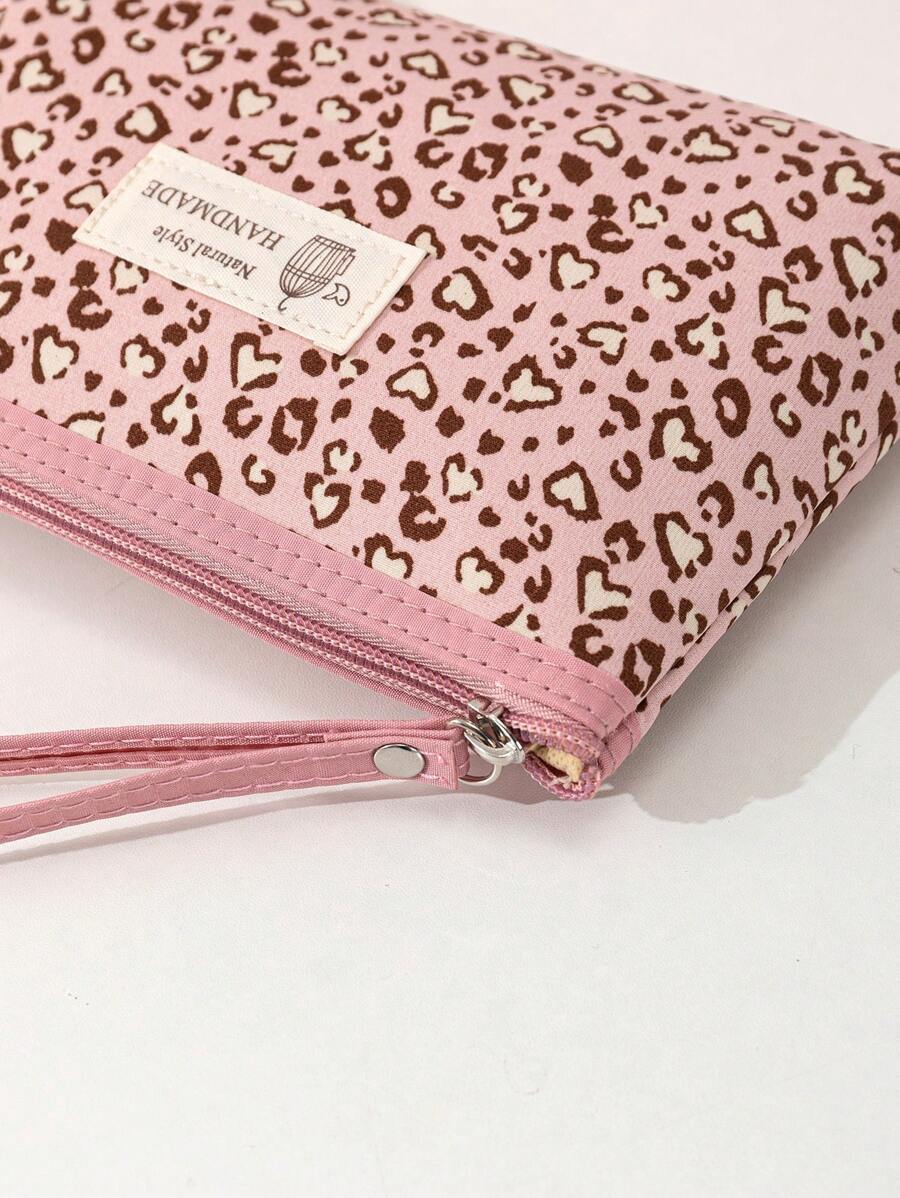 Leopard Print Cosmetic Bag
