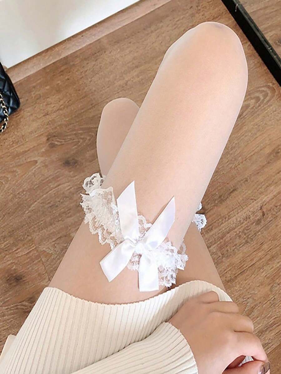 2 Pairs Black White Sexy Over knee Long Socks
