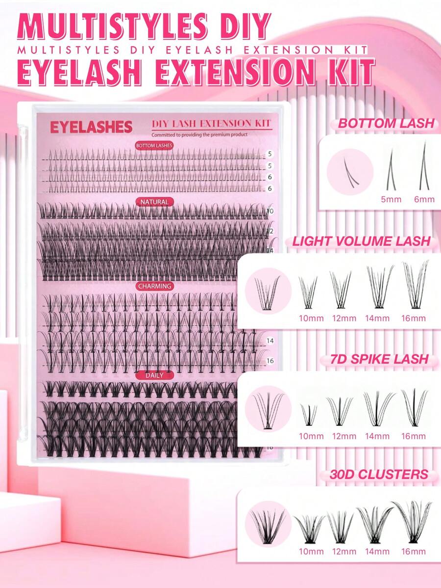 Individual Lash Clusters