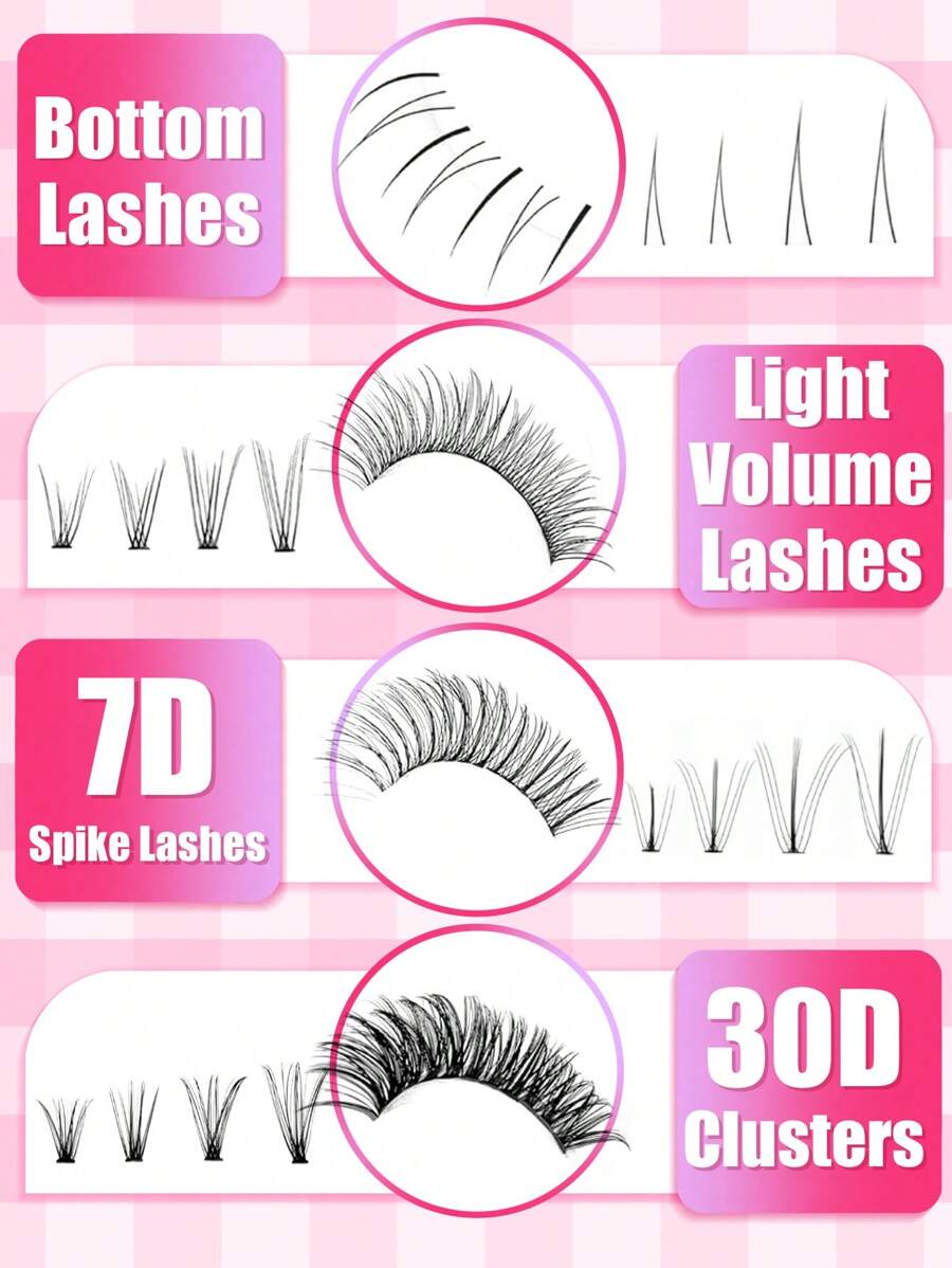 Individual Lash Clusters