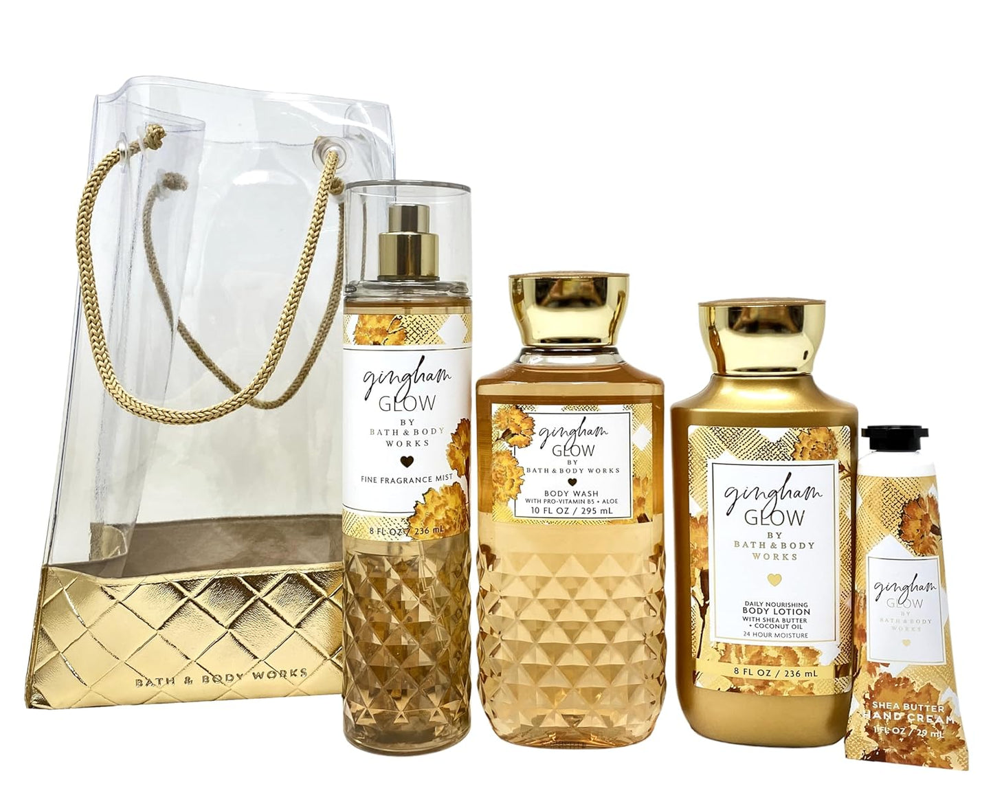 Gingham Glow Gift Bag Set