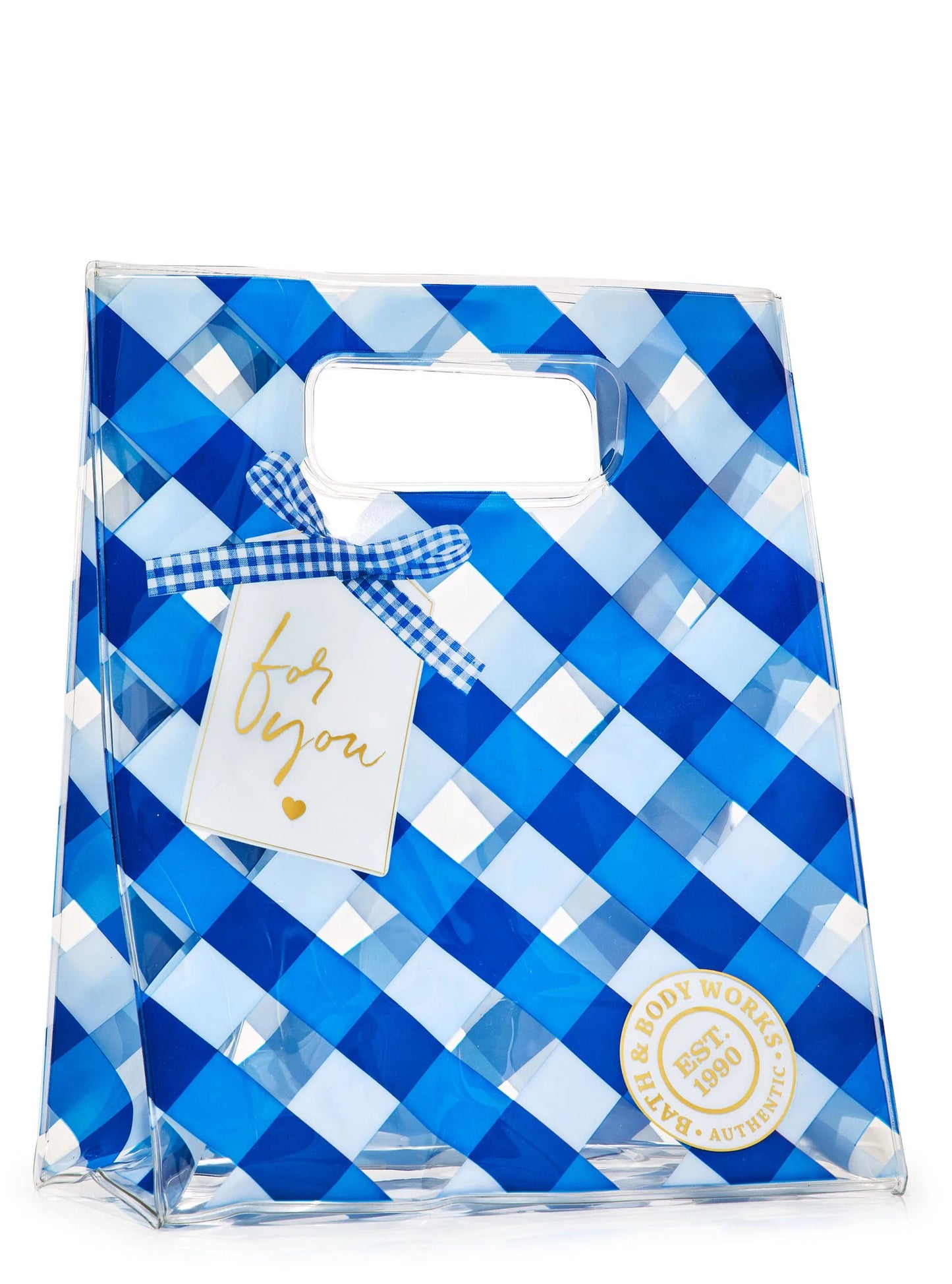 Gingham Mini Gift Bag