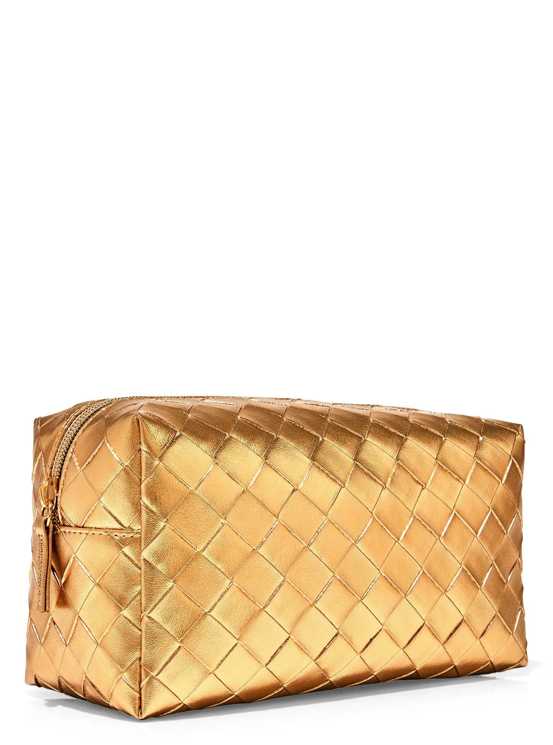 Gold Woven Dopp Kit