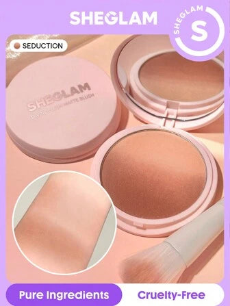 SHEGLAM Divine Flush Matte Blush-Seduction