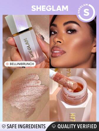 SHEGLAM Glow Bloom Liquid Highlighter-Bellini