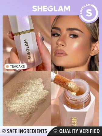 SHEGLAM Glow Bloom Liquid Highlighter-Tea Cake