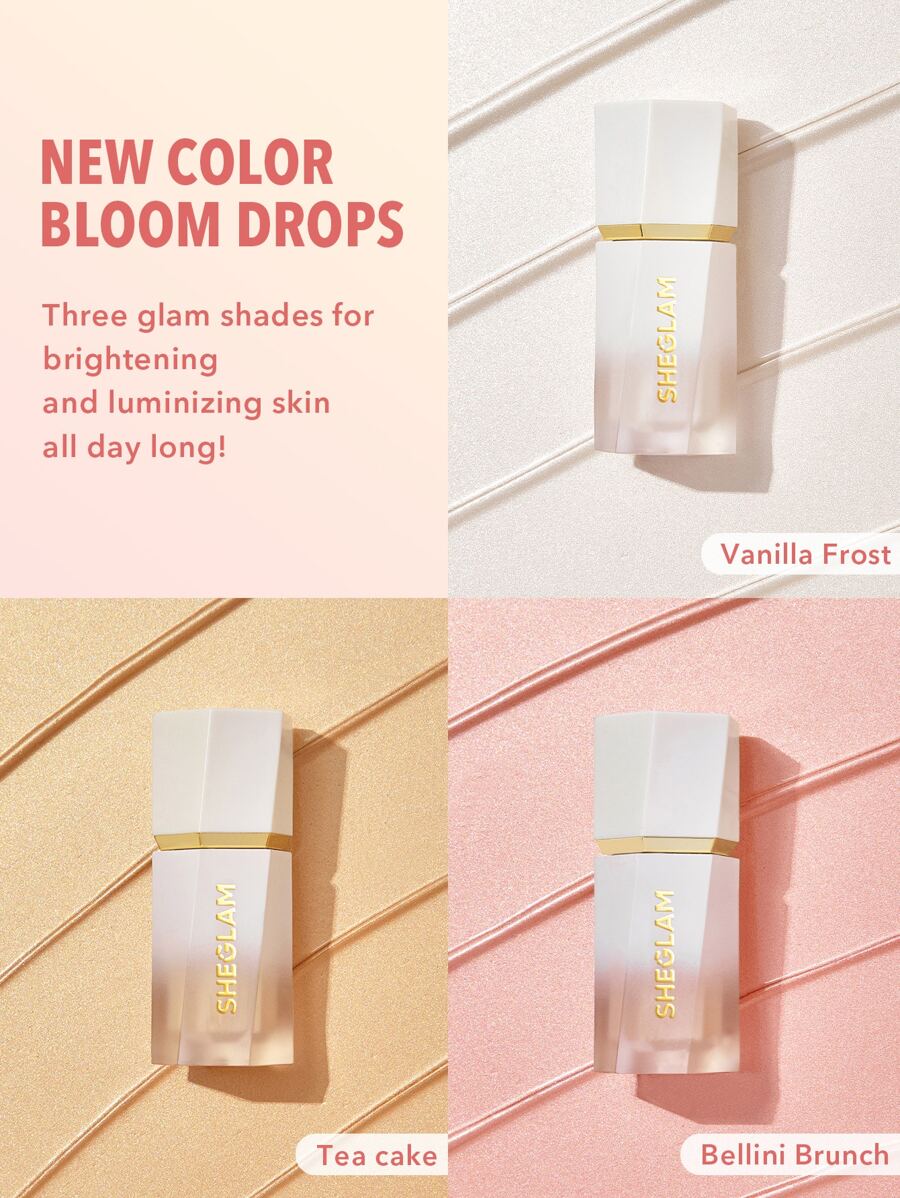 SHEGLAM Glow Bloom Liquid Highlighter-Bellini