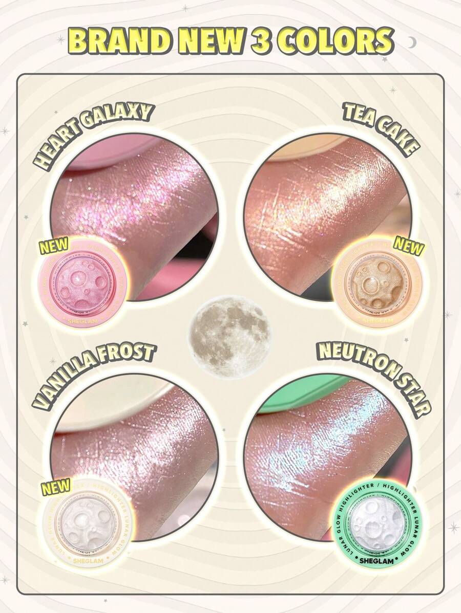 SHEGLAM Lunar Glow Highlighter-Vanilla Frost
