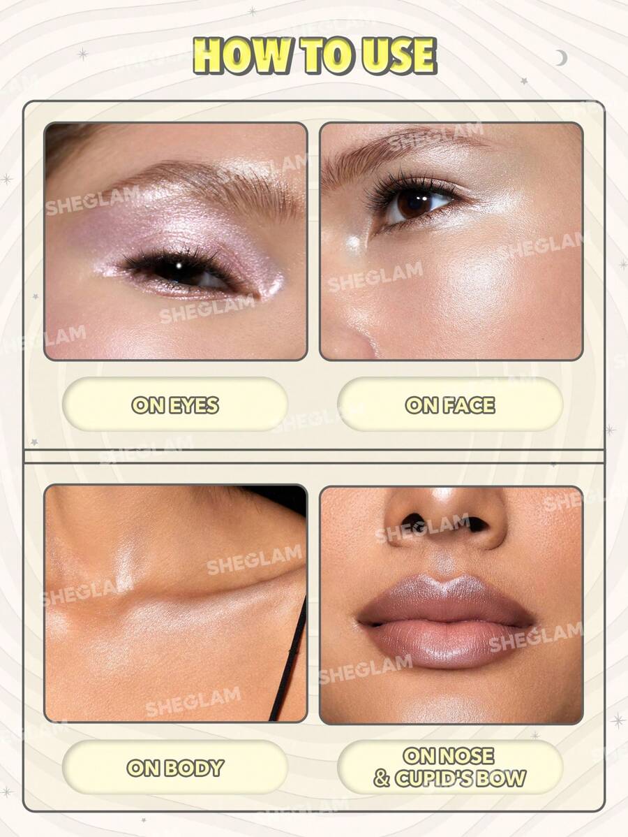SHEGLAM Lunar Glow Highlighter-Vanilla Frost