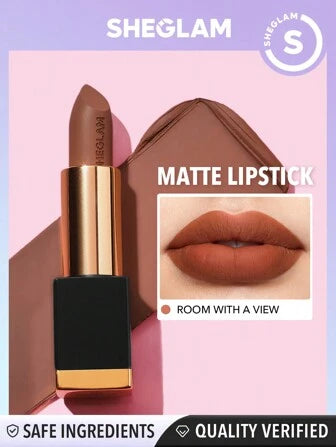 SHEGLAM Matte Allure Lipstick-Room With A View