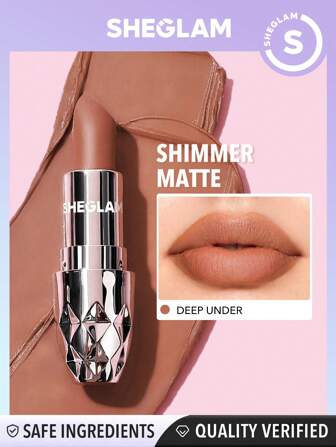SHEGLAM Starlight Velvet Lipstick - Deep Under