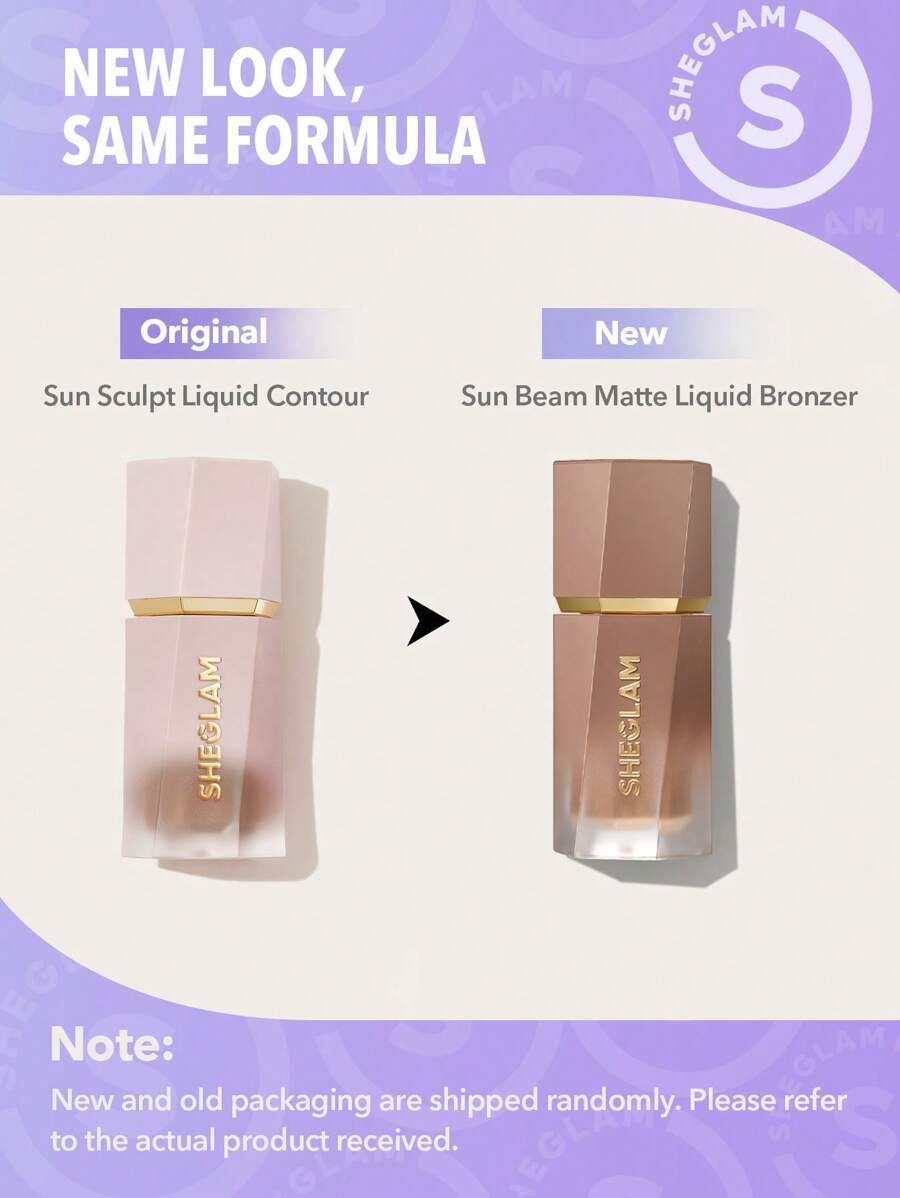 SHEGLAM Sun Beam Matte Liquid Bronzer-Golden Sun