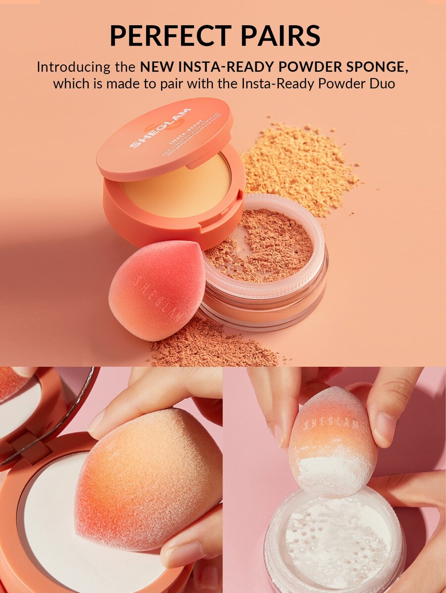 SHEGLAM Insta-Ready Face & Under Eye Setting Powder Duo-Translucent