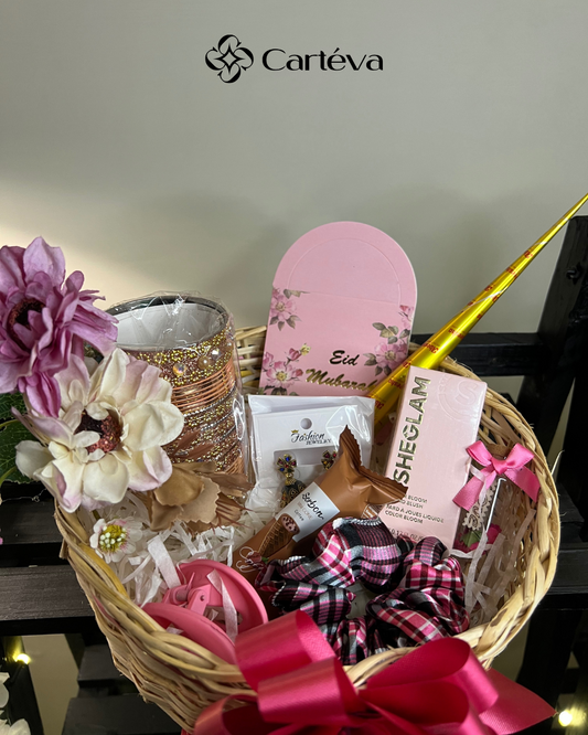 Eid Love Cake Glow Gift Basket