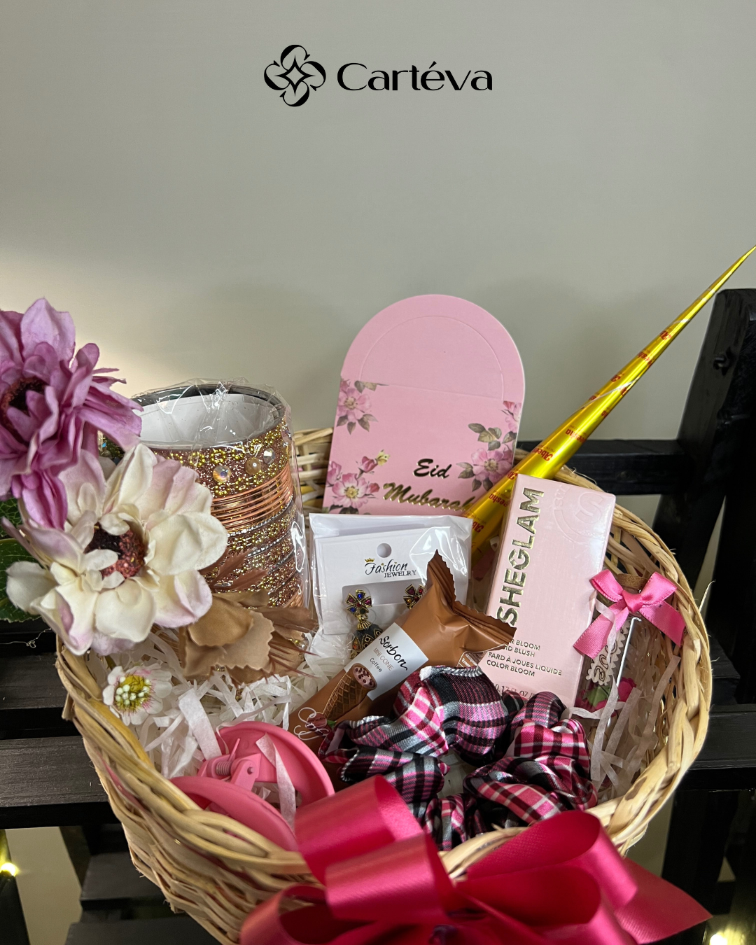 Eid Love Cake Glow Gift Basket