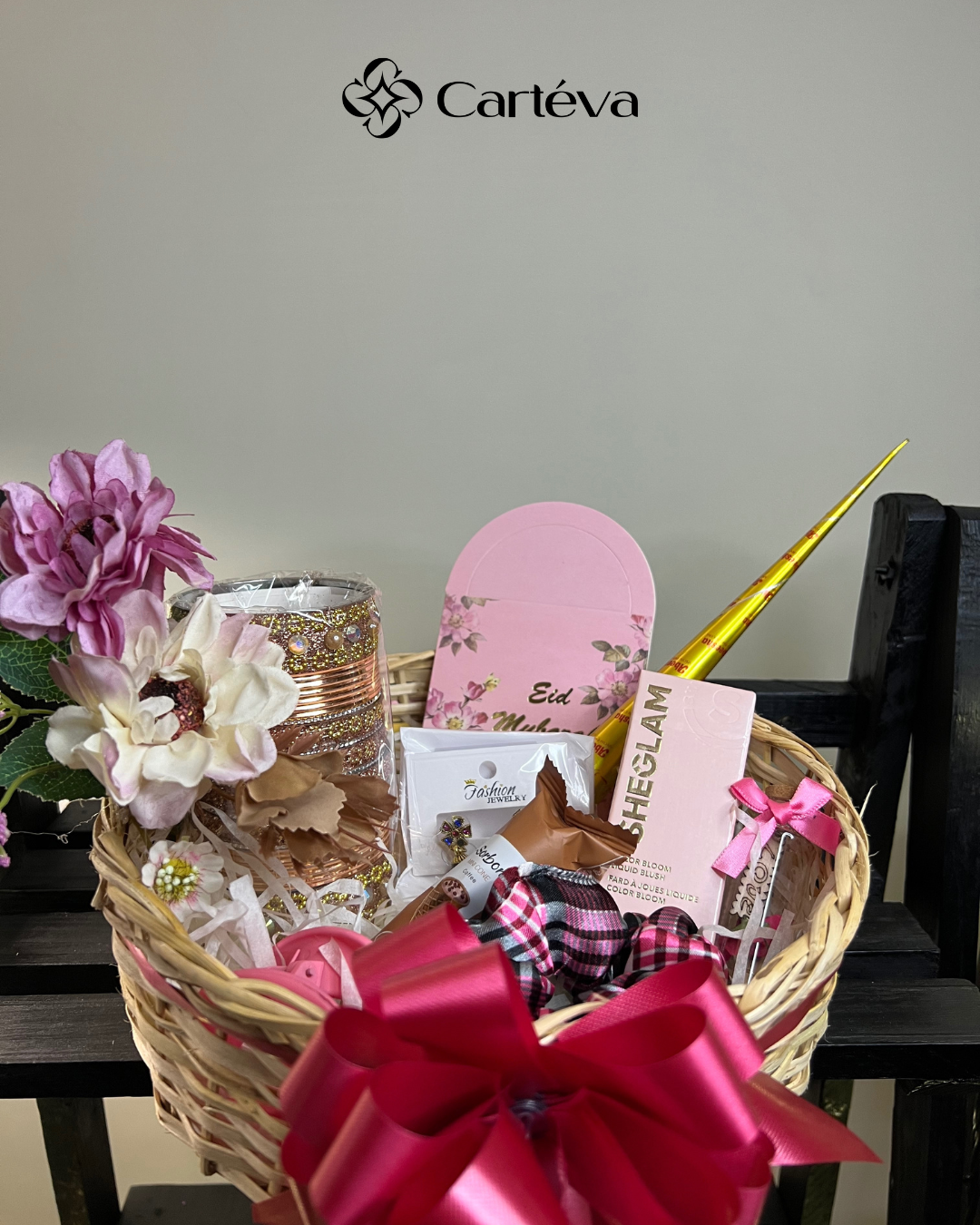 Eid Love Cake Glow Gift Basket
