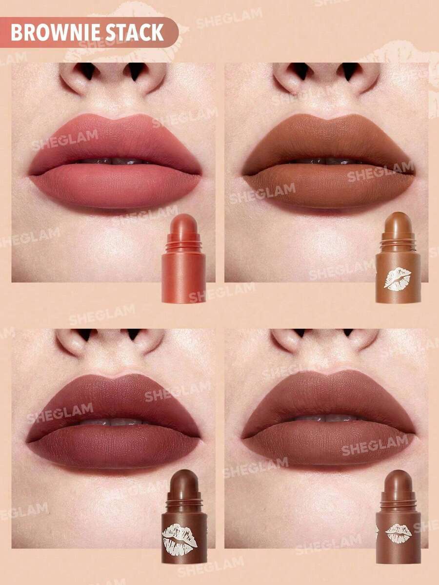 SHEGLAM Mega Lip Stacks Brownie Stack