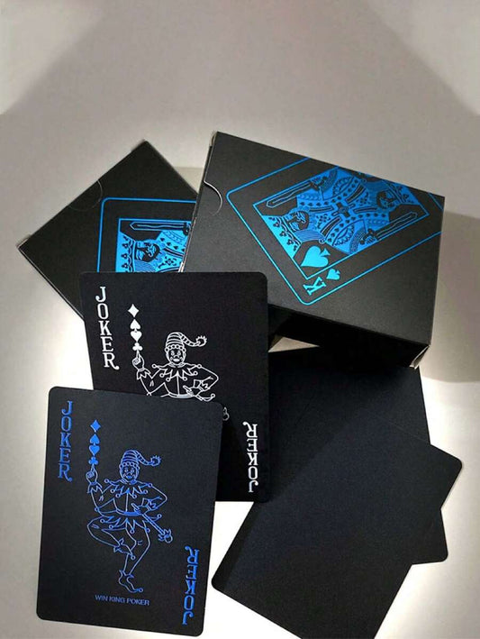 1pc 54 Sheets Color Black Gold Card