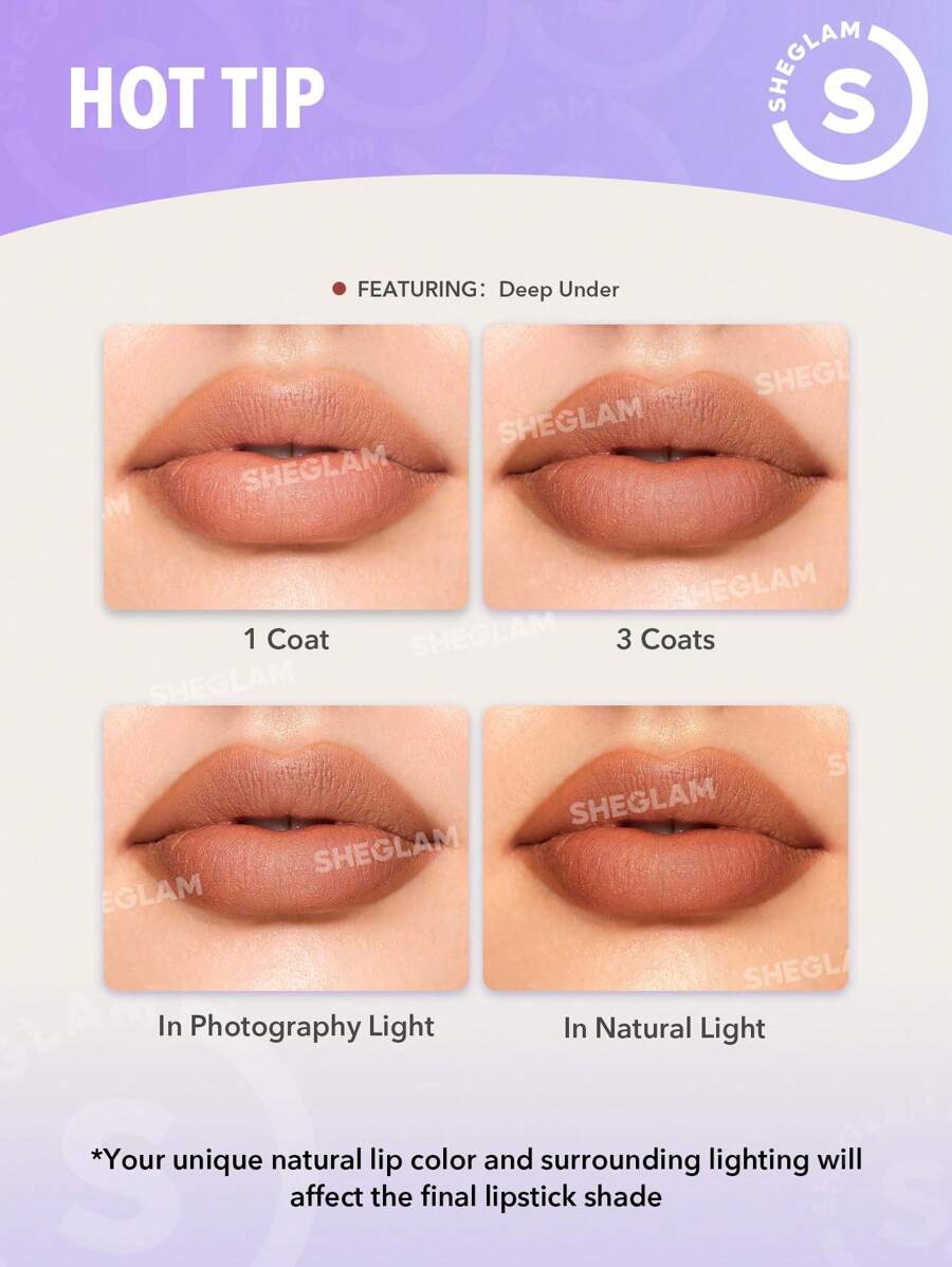 SHEGLAM Starlight Velvet Lipstick-Cupid's Bow