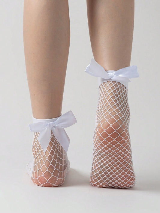 Fishnet Mid-Calf Stockings