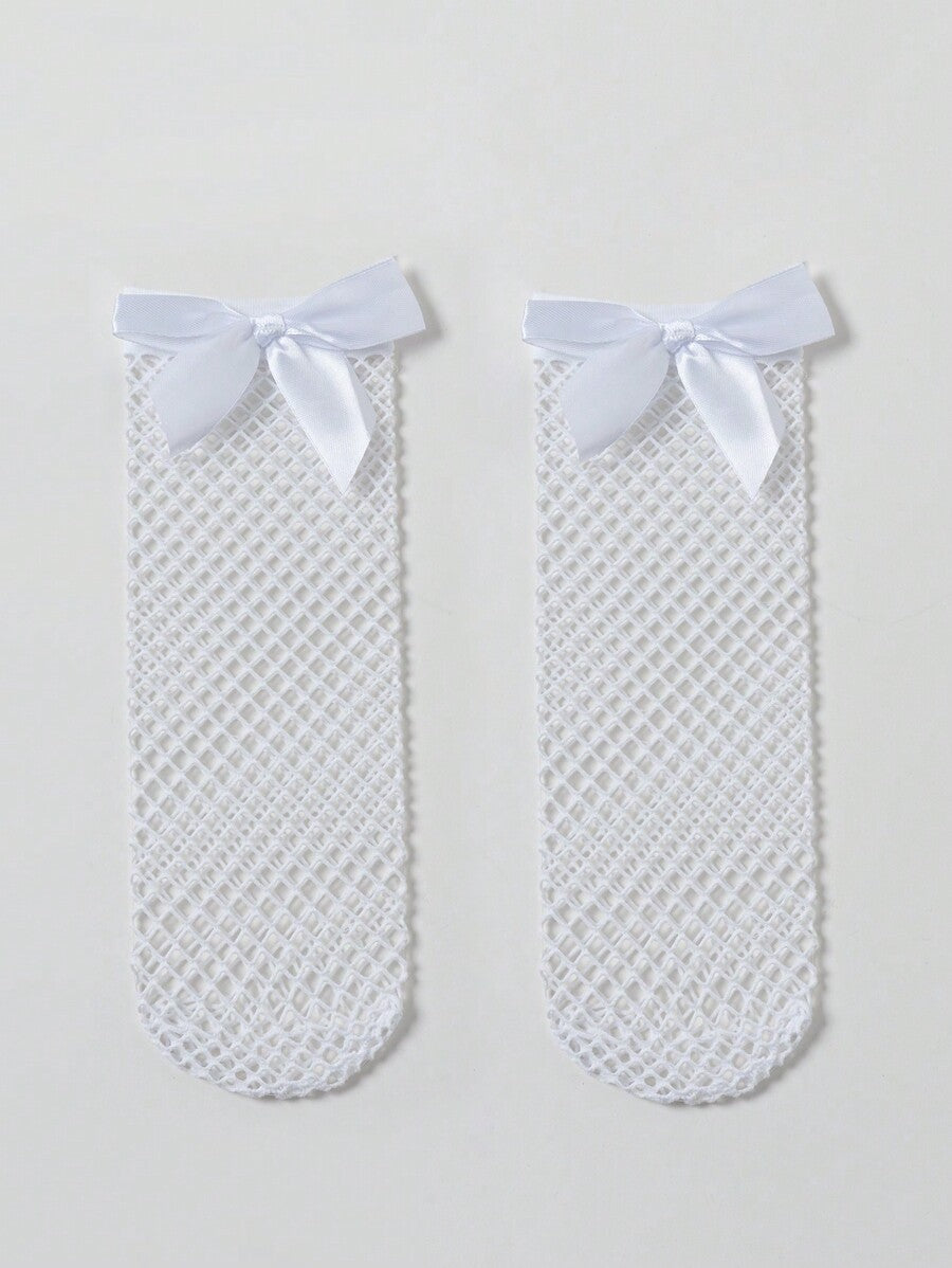 Fishnet Mid-Calf Stockings