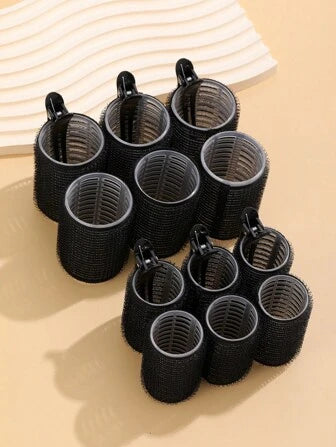 18pcs/Set Large Size Hair Rollers With Clips