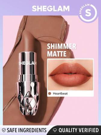 SHEGLAM Starlight Velvet Lipstick - Heartbeat