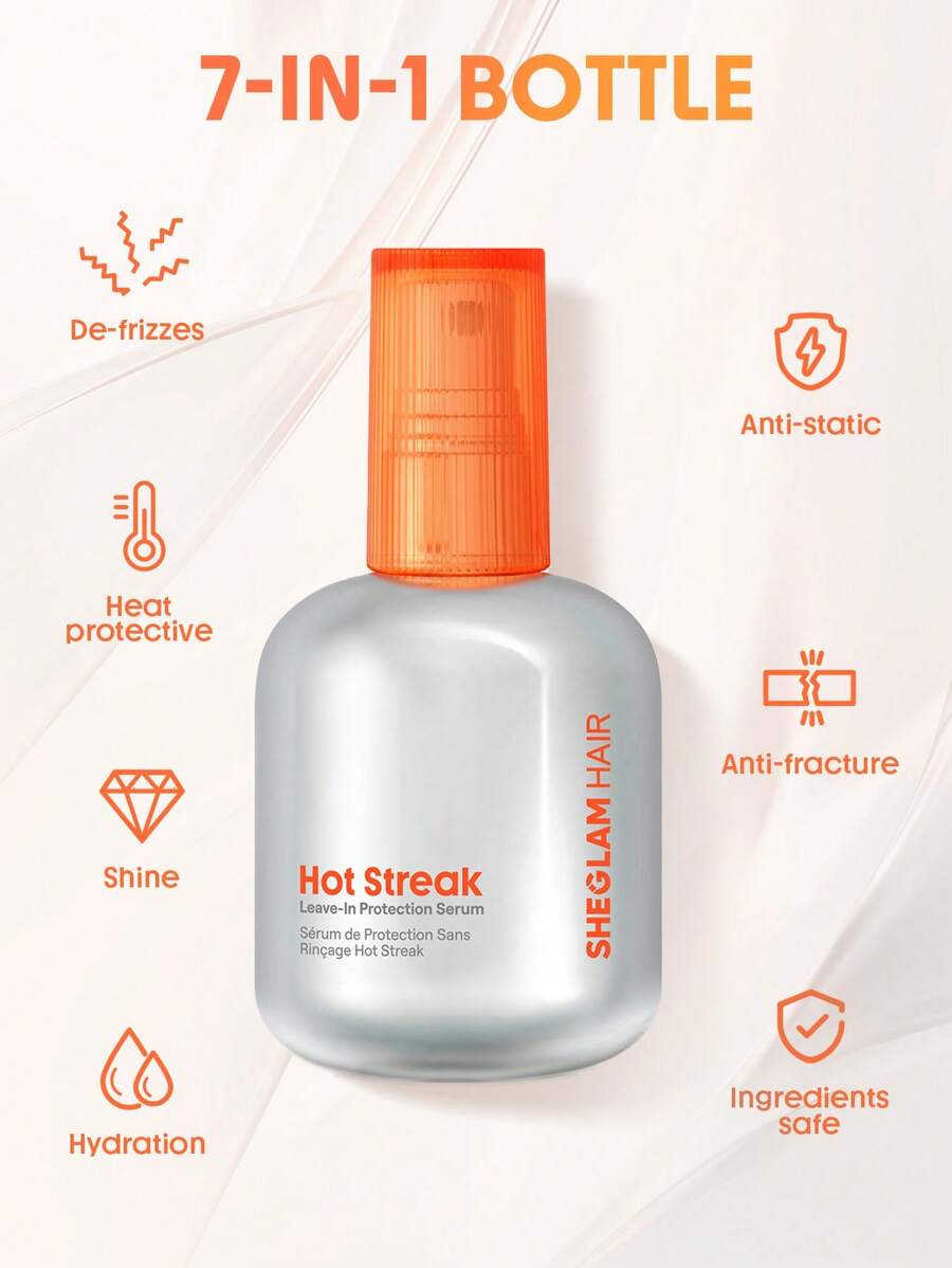 SHEGLAM HAIR Hot Streak Leave-In Protection Serum-50ml