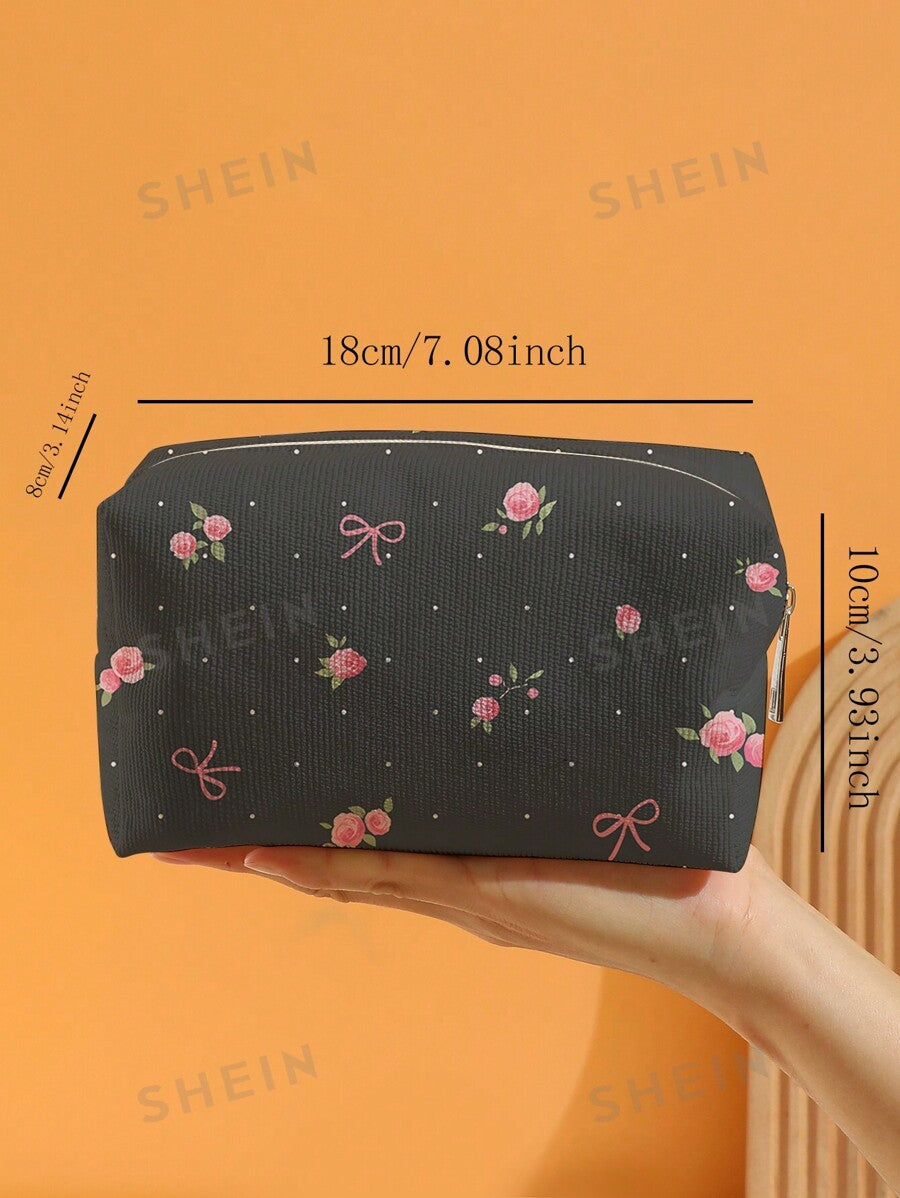 Shein Velvet Cosmetic Bag