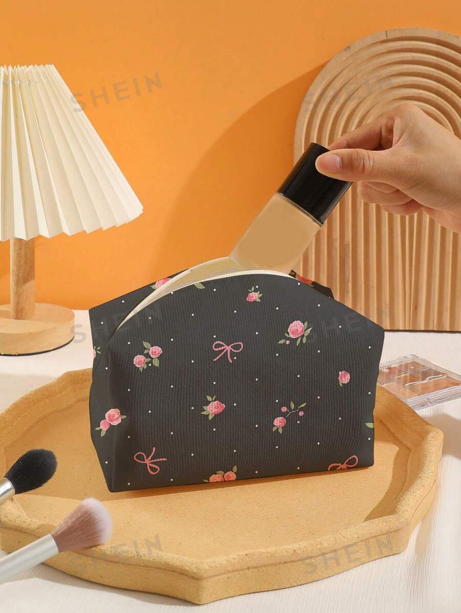 Shein Velvet Cosmetic Bag