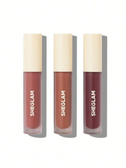 SHEGLAM Matte Allure Mini Liquid Lipstick Set - Real Feel